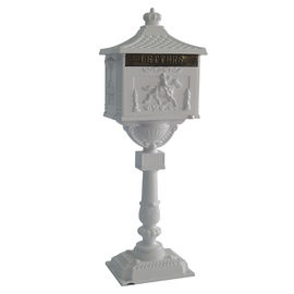 Yard Outside Freestanding Letterbox Delicate Vintage Design 8.3kg