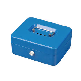 Coin Saving Money Bank Box , Solid Steel Construction Cash Storage Box