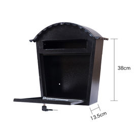 Outdoor Wall Mounted Letterbox Residential Galvanized Metal Mailbox