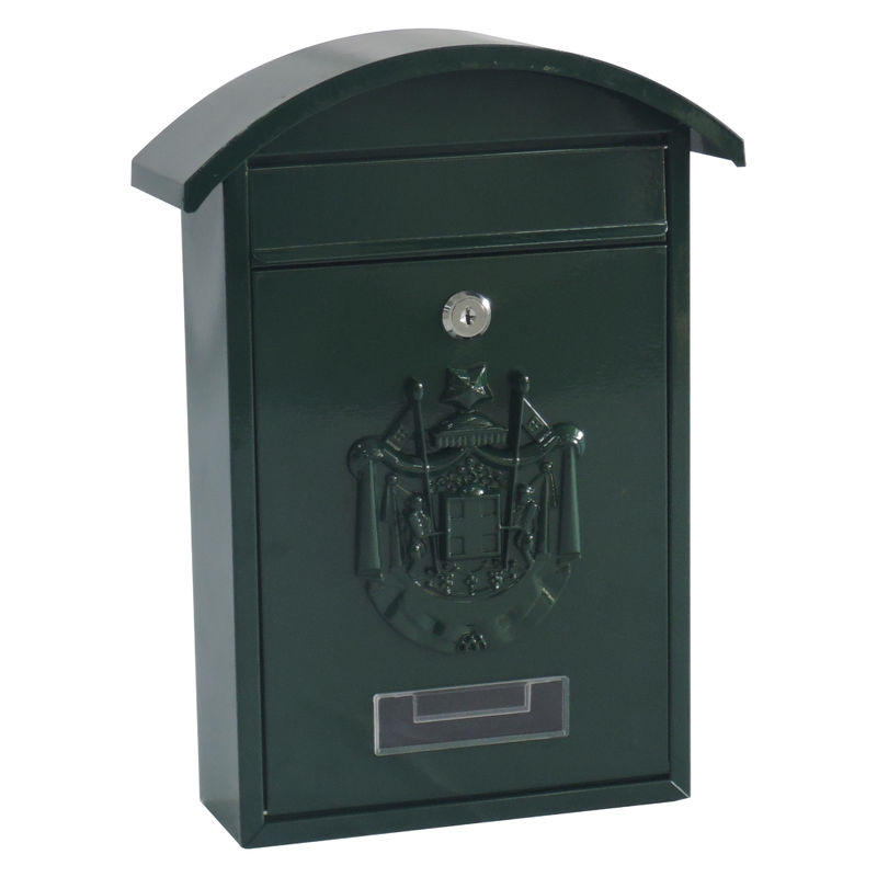 Garden Residential Steel Mailbox Wall Mounted Waterproof Letterbox