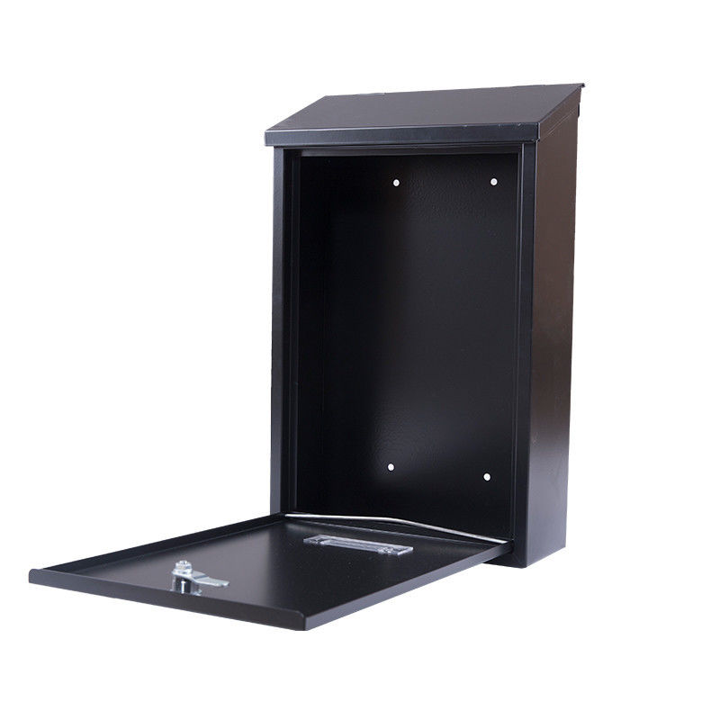 Wall Mounted Durable Letter Box Garden Residential Steel Mailbox